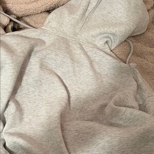 Cozy Light Gray Hoodie - Soft Pullover Sweatshirt